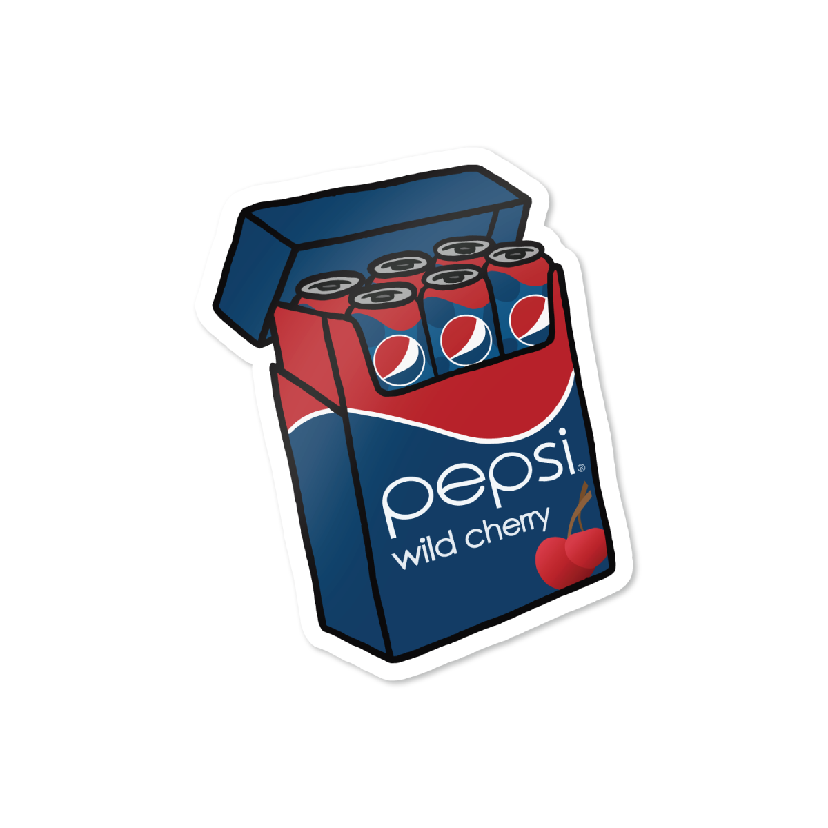 Cherry P Sticker