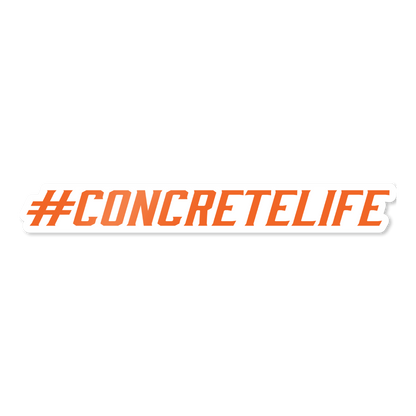 #ConcreteLife Sticker