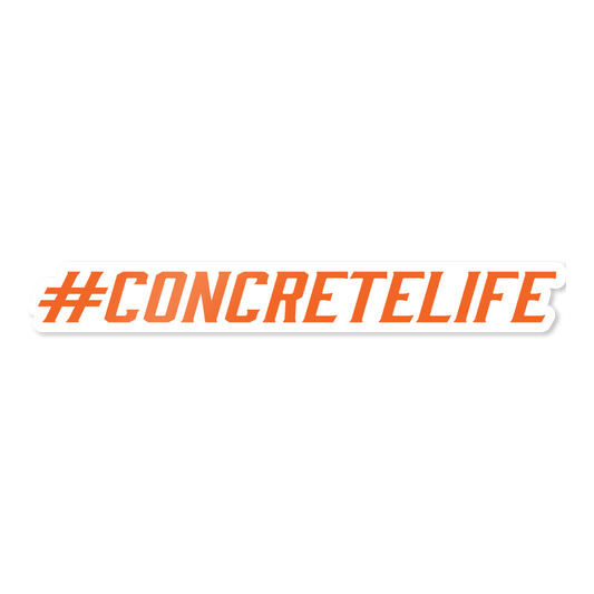 #ConcreteLife Sticker