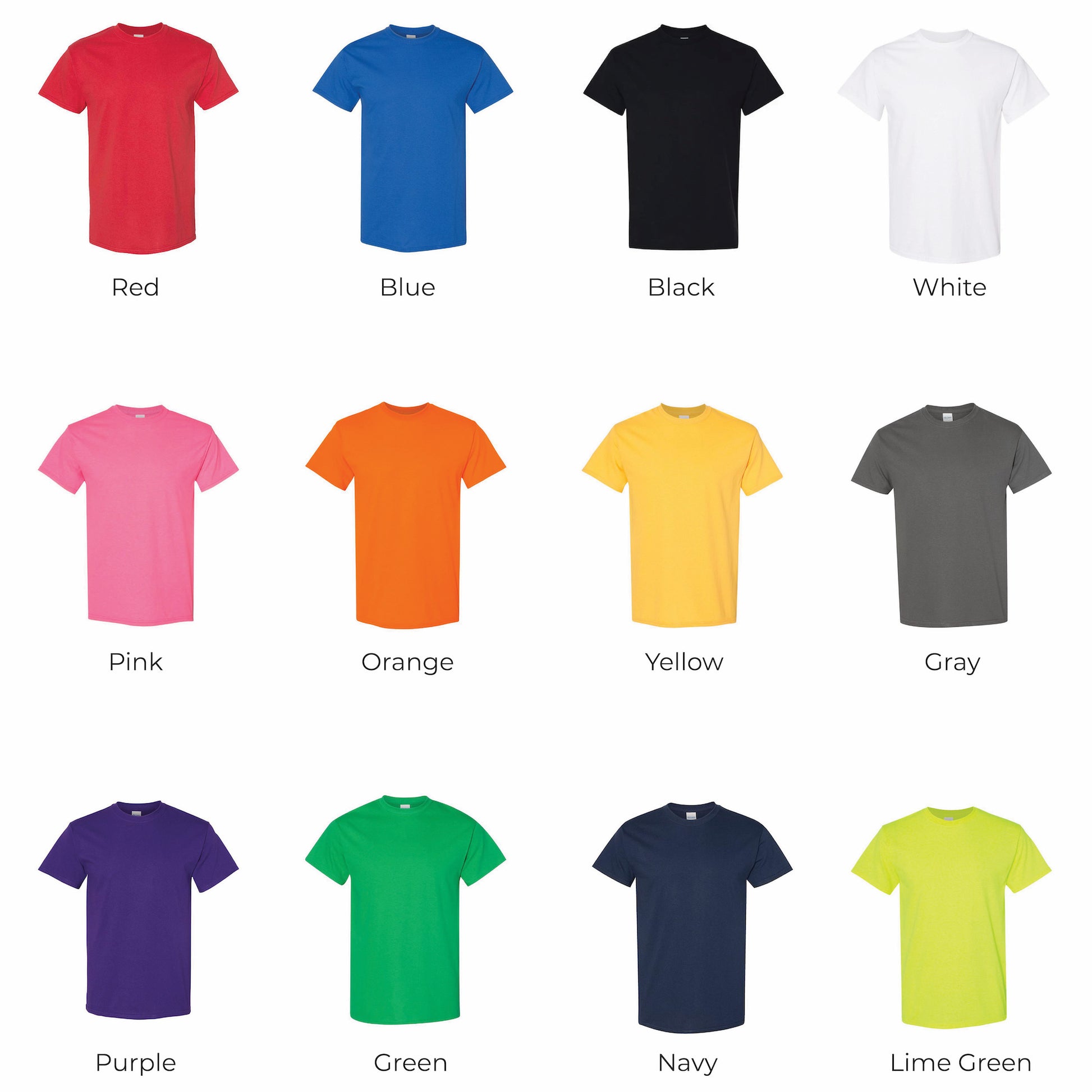 Versatile, everyday colors that work well for both light and dark prints.