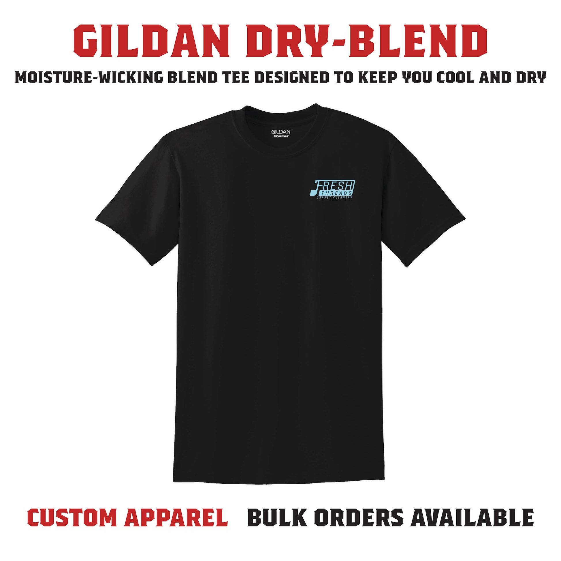 Gildan DryBlend t-shirt with moisture-wicking fabric and classic fit