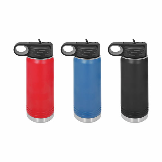 20oz Laser Engraved Water Bottle