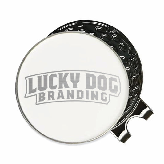 Engraved Golf Marker & Hat Clip Set